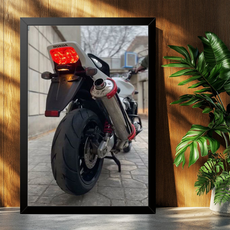 تابلو بکلیت طرح موتور سنگین هوندا HONDA CB1300 مدل B-po1860 فریم مشکی