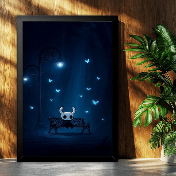 تابلو بکلیت طرح گیمینگ Hollow Knight مدل B-po2234 فریم مشکی