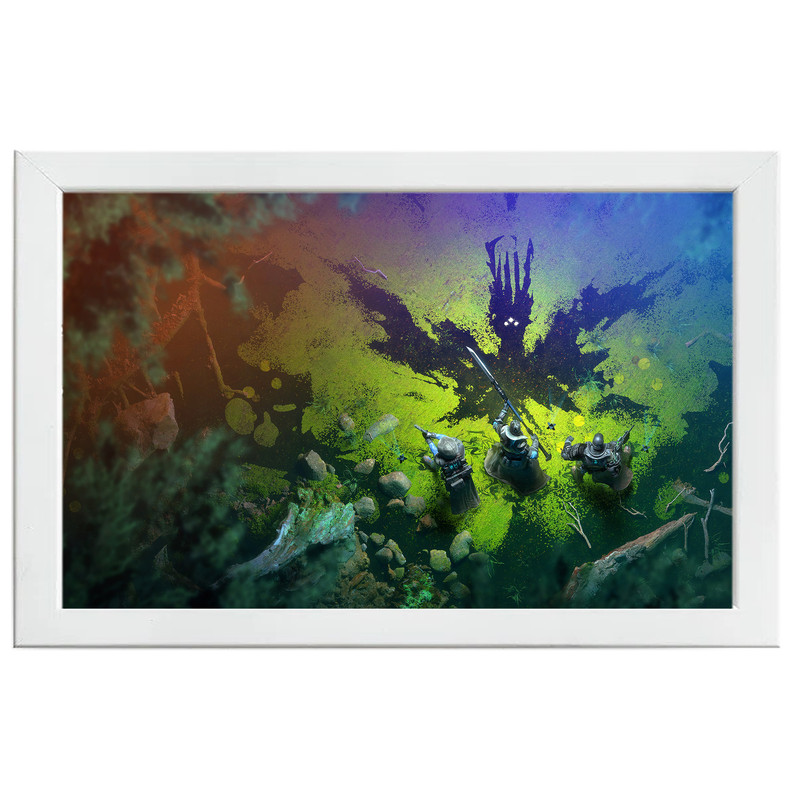 تابلو بکلیت طرح گیمینگ destiny 2 مدل W-po1437 فریم سفید