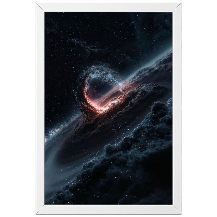 تابلو بکلیت طرح سیاه چاله Black hole مدل W-po2111 فریم سفید