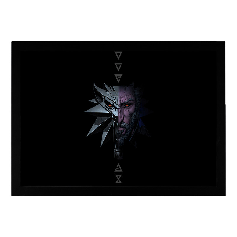 تابلو بکلیت طرح گیمینگ the witcher مدل p-b1449