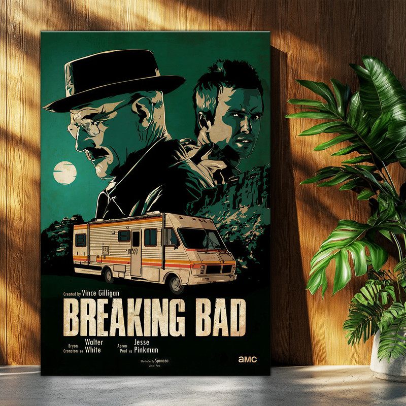 تابلو شاسی بکلیت طرح Breaking Bad مدل T-po2042