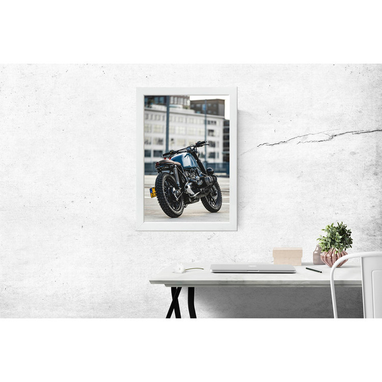 تابلو بکلیت طرح موتور سنگین BMW مدل W-po1503 فریم سفید
