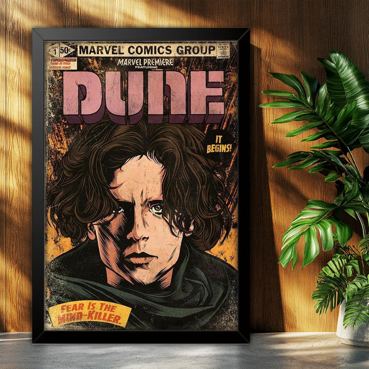 تابلو بکلیت طرح فیلم تلماسه Dune مدل B-po2055 فریم مشکی