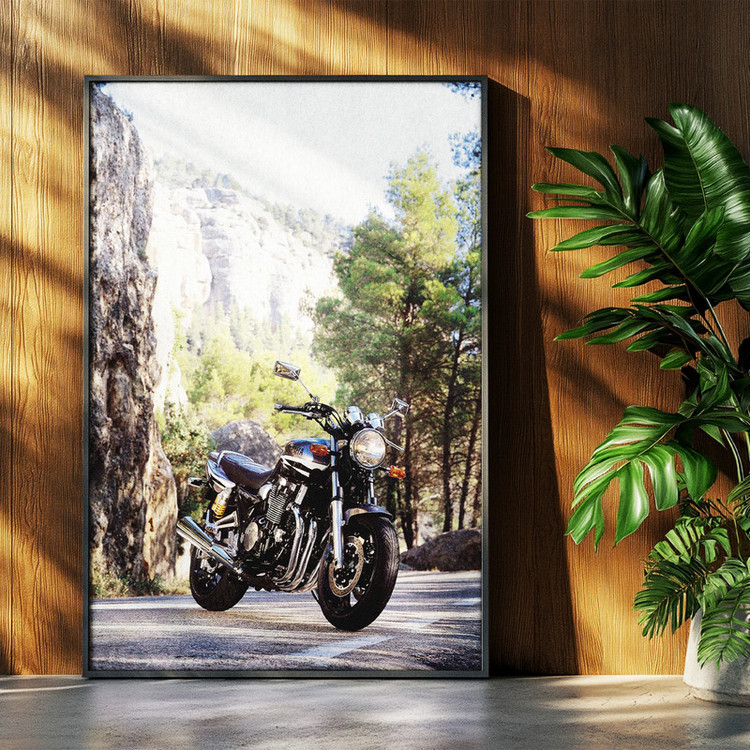 تابلو بکلیت طرح موتور سنگین هوندا HONDA CB1300 مدل b-po1587 فریم مشکی