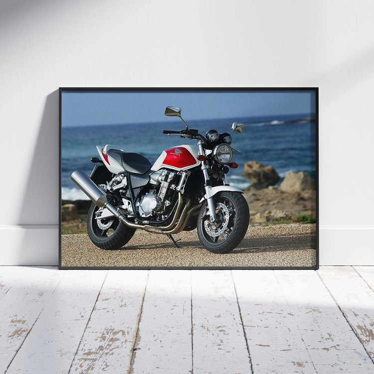 تابلو بکلیت طرح موتور سنگین هوندا HONDA CB1300 مدل b-po1585 فریم مشکی