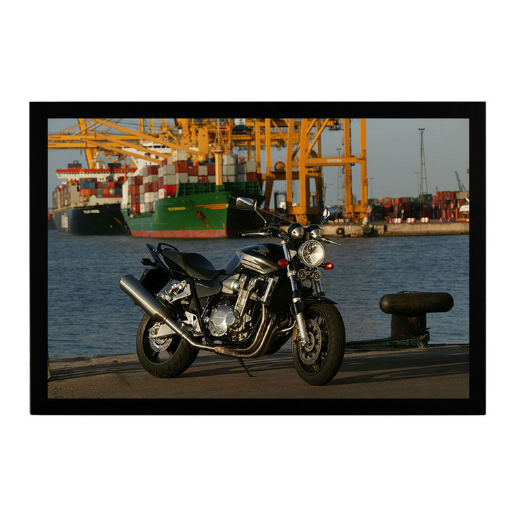 تابلو بکلیت طرح موتور سنگین HONDA CB1300 مدل b-po1518 فریم مشکی