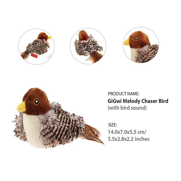 اسباب بازی گربه گیگوی مدل Melody Chaser Bird