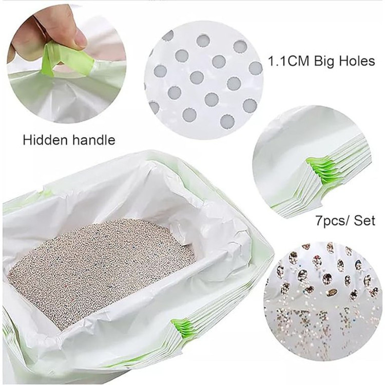 لاینر ظرف خاک گربه مدل XL بسته 7 عددی