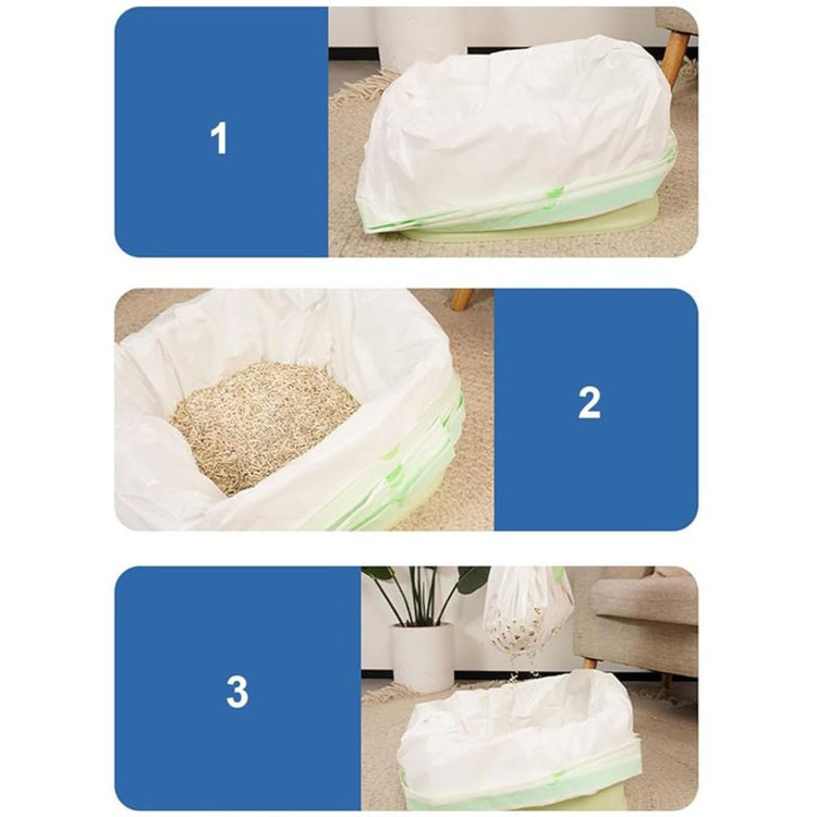 لاینر ظرف خاک گربه مدل XL بسته 7 عددی